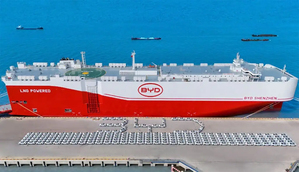 biggest vessel - car carrier